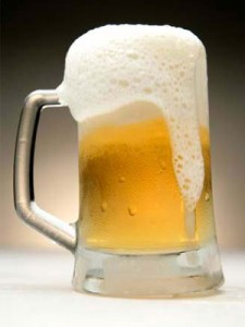 nódoas de cerveja